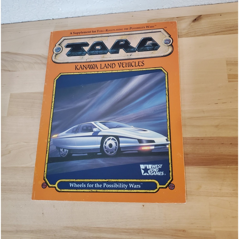 Torg Kanawa Land Vehicles Wheels for the Possibility Wars 20567 1992 RPG